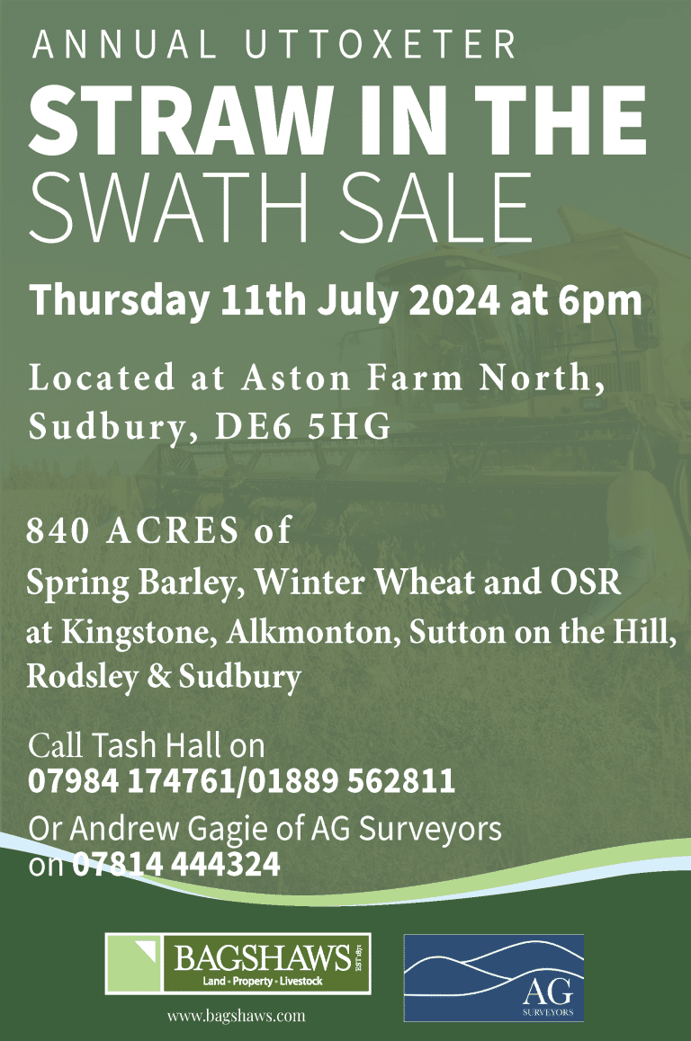Annual Uttoxeter Straw in the Swath Sale Bagshaws
